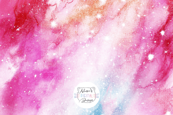 Download Shiny Galaxy Watercolor Texture - Watercolor texture Collection