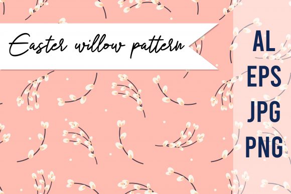 Download Easter Willow Pattern | Spring Pattern - Premium Bundle