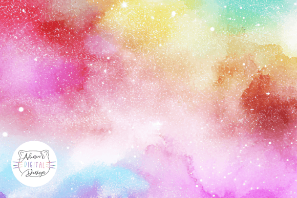 Download Shiny Galaxy Watercolor Texture - Watercolor texture Collection