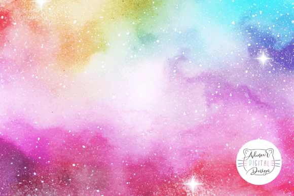 Download Shiny Galaxy Watercolor Texture - Watercolor texture Collection