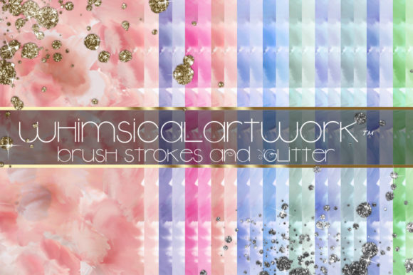 Download 24 Watercolor Texture Papers and Glitter - Watercolor texture Collection