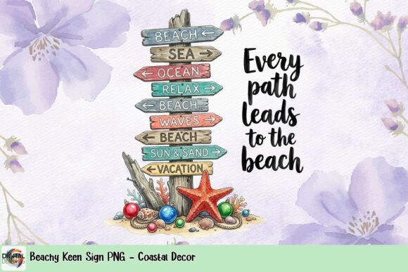 Download Beachy Keen Sign PNG - Coastal Decor - Coastal decor Collection
